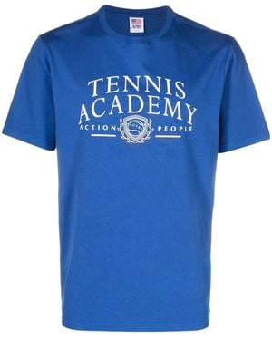 Autry T-Shirt Con Stampa Grafica - Blu