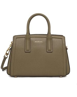 MICHAEL Michael Kors Small Laila Structured Tote Bag - Metallic