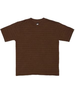 TAIGA TAKAHASHI Lot.617 Border T-Shirt - Brown