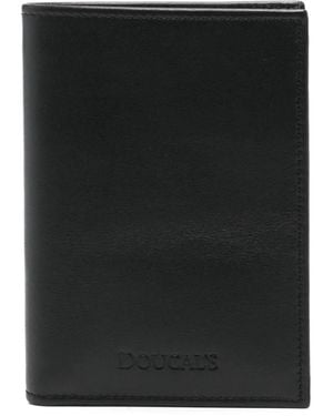 Doucal's Logo-Debossed Leather Wallet - Black