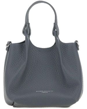Gianni Chiarini Leather Shoulder Bag - Blue