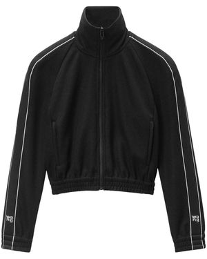 Alexander Wang ロゴ トラックジャケット - ブラック