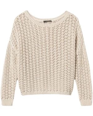 Twinset オープンニット セーター - ナチュラル