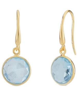 Auree Antibes Drop Earrings - Blue
