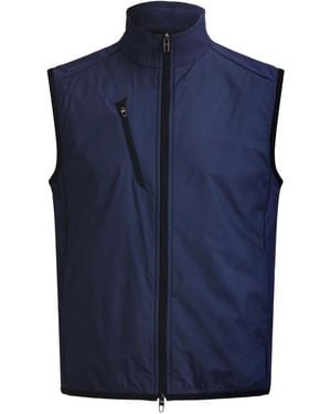 Ralph Lauren Mock-Neck Gilet - Blue