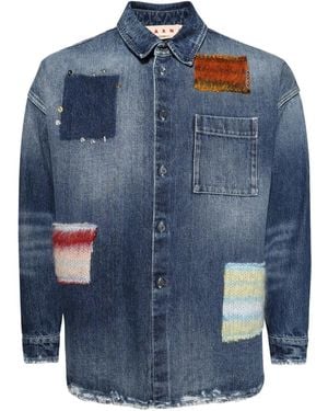 Marni Cotton-Denim Shirt - Blue