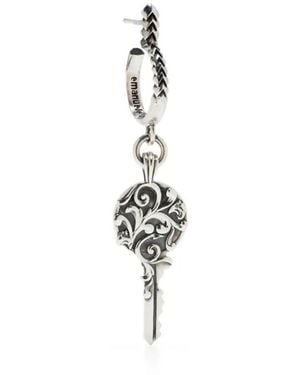 Emanuele Bicocchi Arabesque-Key Single Earring - White
