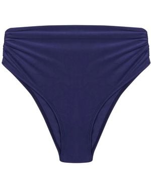 Lenny Niemeyer Gathered Bikini Bottoms - Blue
