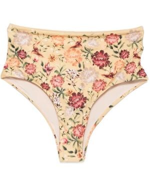 Agua Bendita Bragas de bikini Magenta Paramo de talle alto - Neutro