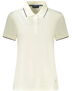 North Sails Contrast-Trimmed Cotton Polo Shirt - White