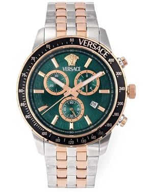 Versace Orologio Greca Chrono 44Mm - Grigio
