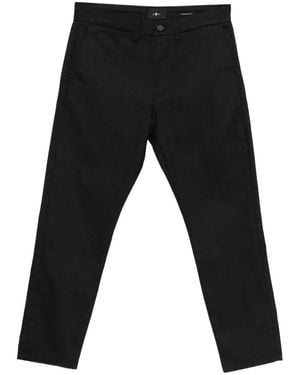 7 For All Mankind Klassische Hose - Schwarz
