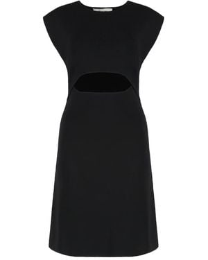 Yves Salomon Short Dresses - Black