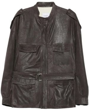 Cassell Sahariana Belted Jacket - Black