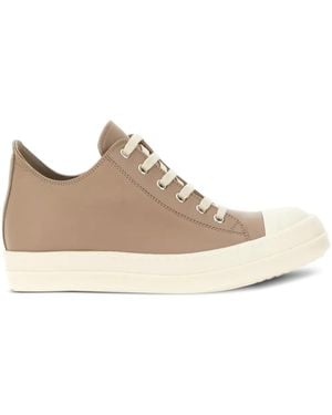 スニーカー Rick Owens Beige Sneakers With Subtle Side Stripe Rick Owens Beige Sneakers With Subtle Side Stripe | THE LIST