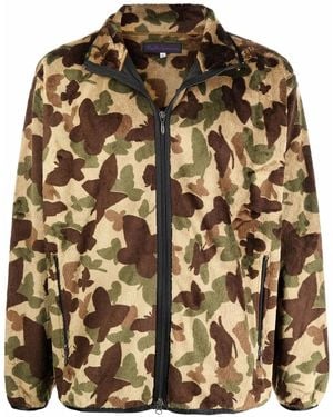Needles Camouflage Bomber Jacket - Metallic