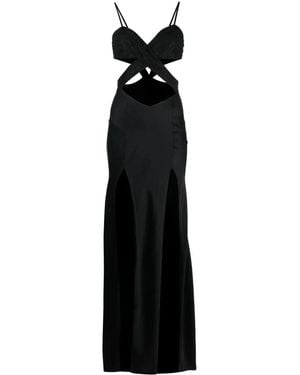 Amen Abendkleid Mit Cut-Outs - Schwarz