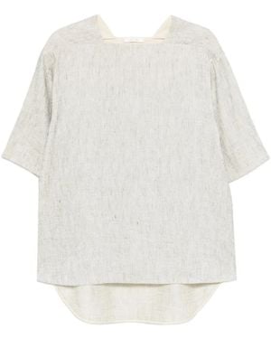The Row Short-Sleeves Top - White