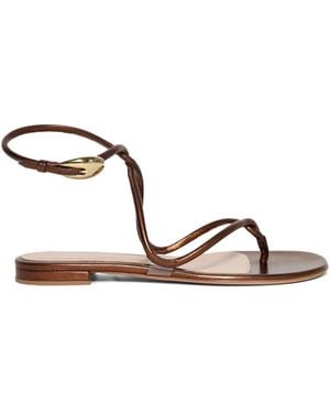 Gianvito Rossi Mamba Riemensandalen - Braun