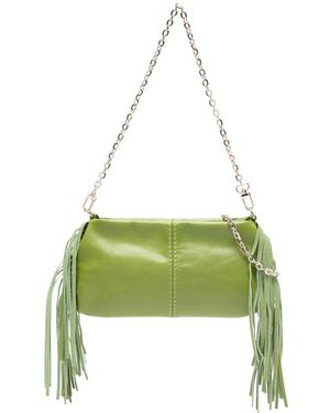 Maje Bolso De Mano Miss M Con Flecos - Verde