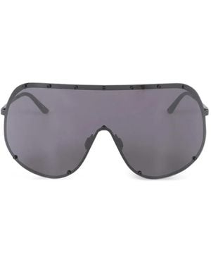 Rick Owens Shield-Frame Sunglasses - Grey