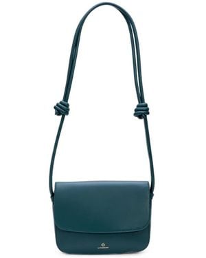 La Portegna Lucía Knotted Shoulder Bag - Blue