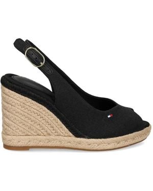 Tommy Hilfiger ウェッジエスパドリーユ - ナチュラル