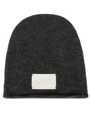 Marella Aprile Label-Patch Beanie - Black