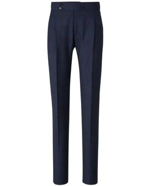 SCABAL® Pantalones A Cuadros - Azul