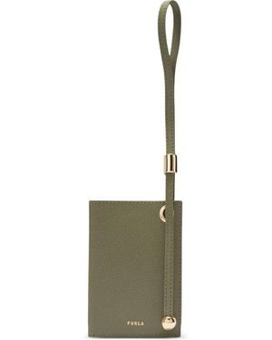 Furla Small Laura Leather Card Holder - White