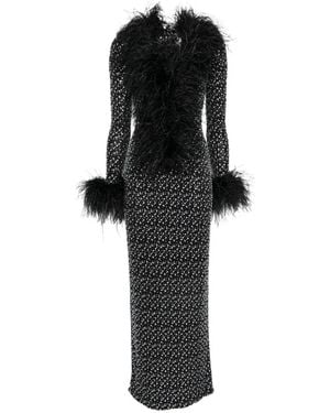 Miron Embellished Maxi Dress - Black