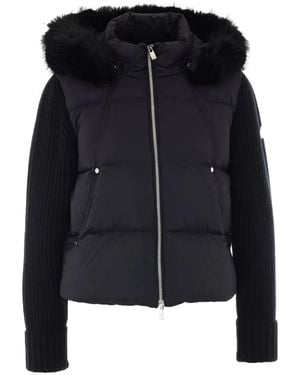 Moose Knuckles Everest Hybrid Quilted Jacket - Black