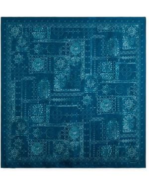 Momoní Nipponia Silk Scarf - Blu