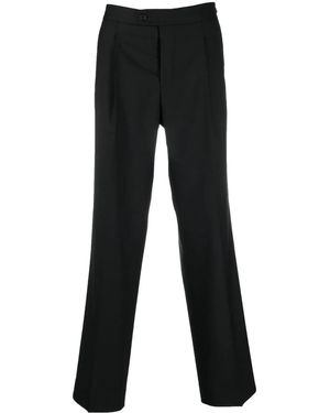 sunflower Cropped Straight-Leg Trousers - Black