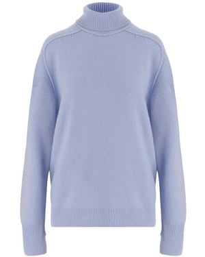 Carven Kaschmirpullover Mit Rollkragen - Blau