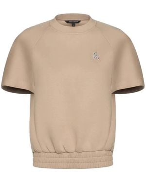 ARMANI EXCHANGE Embellished Top - Natural