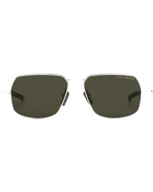 Dita Eyewear Lsa-151 Geometric-Frame Sunglasses - Green