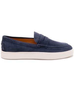 Tod's Suede Loafers - Blue