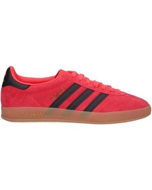 adidas Gazelle Suede Trainers - Red