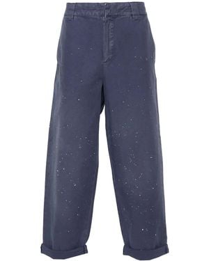 Golden Goose 'S Workwear Chino Skate Trousers By - Blue
