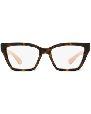 Gucci Occhiali Squadrati - Marrone