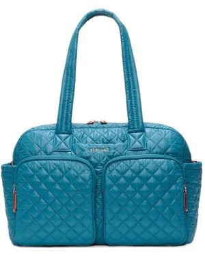 MZ Wallace Nik Ii Quilted Luggage - Blue