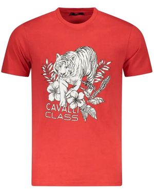 Roberto Cavalli T-Shirt À Imprimé Graphique - Red