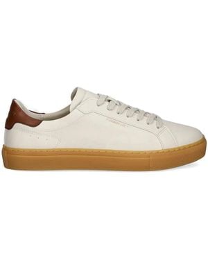 Flamingos Lace-Up Sneakers - White