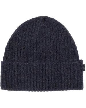 Les Deux Gerippte Beanie - Blau