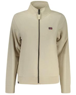 Norway 1963 Zip-Up Cotton Sweatshirt - Natural
