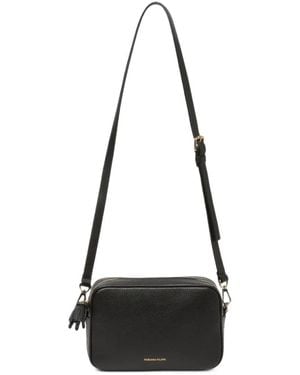 Fabiana Filippi Tassel-Detail Pebbled Shoulder Bag - Black