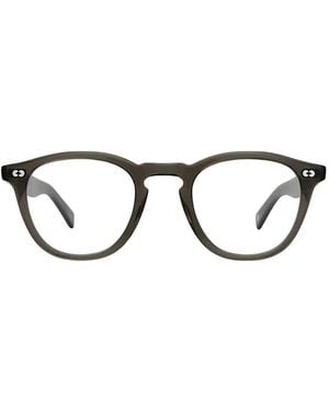 Garrett Leight Hampton X Round-Frame Glasses - Black