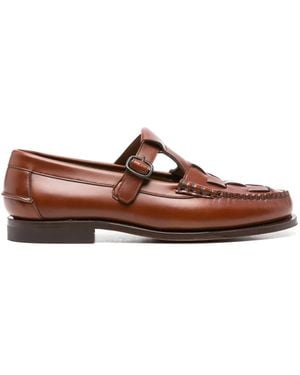 Hereu Soller Leather Moccasins - Brown