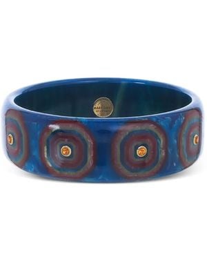 Mark Davis 18K Citrine Bangle - Blue